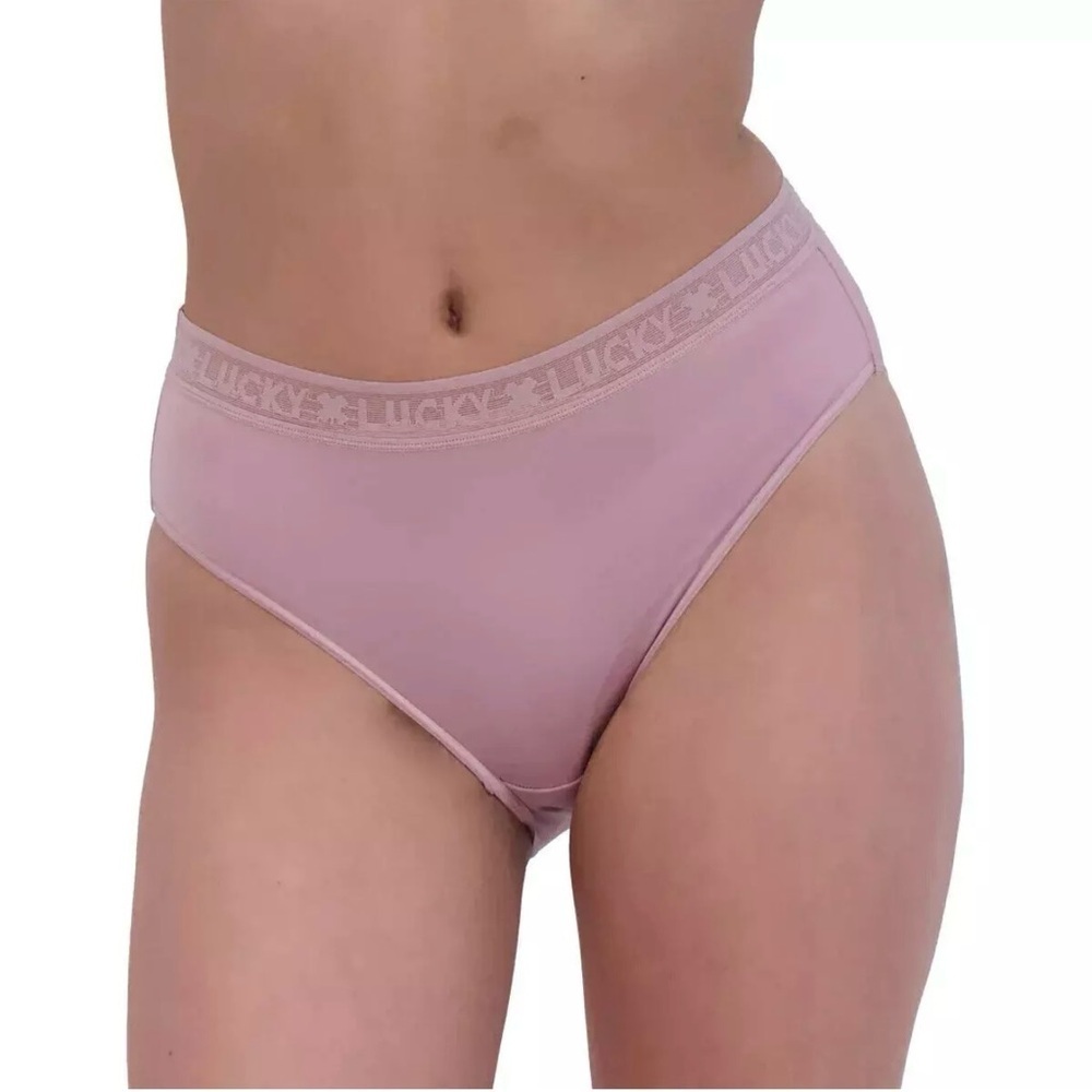 Lucky Brand 6-Pack Hi-Cut Panties Sz -S - Picture 4 of 10